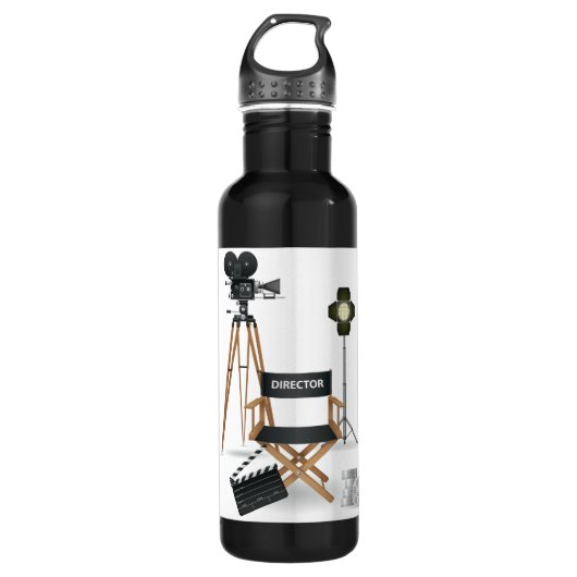 Film-Direktor Set Trinkflasche (Vorderseite)