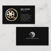 Film Editor Director Videographen Visitenkarte (Vorne/Hinten)