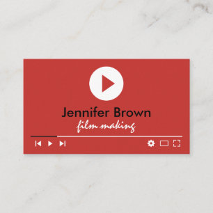 Film Editor Jugend Videodirektor Produktion Visitenkarte