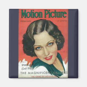 Film Februar 1931 Gloria Swanson Cover Magnet