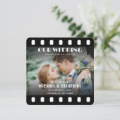 Film-Filmrolle Hochzeit einzigartig Save The Date (Stehend Vorderseite)