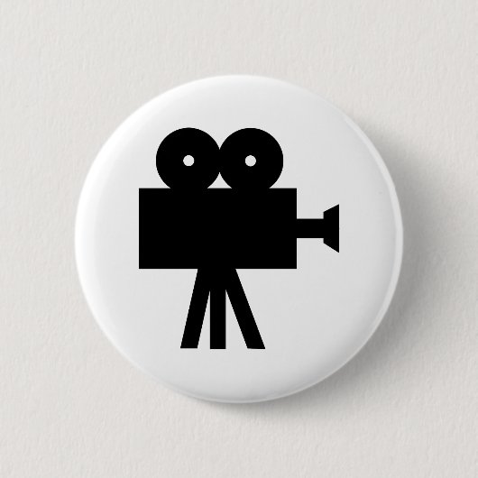 Film-Filmtechnik-Kamera Hollywood Button (Vorderseite)