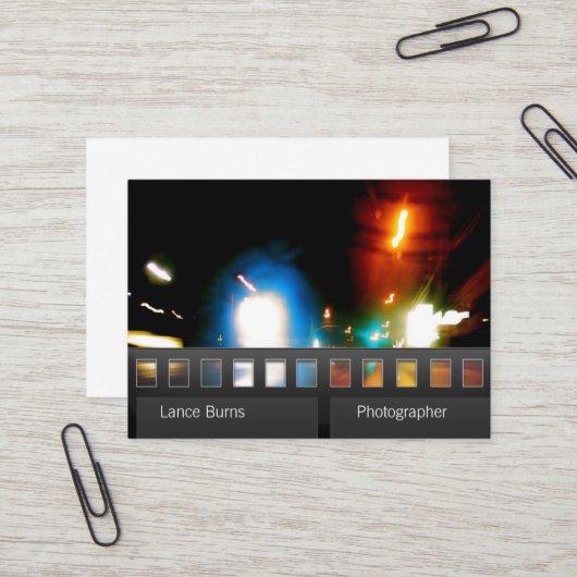 Film Foto Fotograf Visitenkarte (Vorderseite/Rückseite Beispiel)