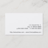 Film-Foto-Fotograf Visitenkarte (Rückseite)