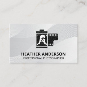Film Fotografen-Logo Visitenkarte