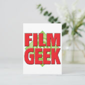 Film Geek v2 Postkarte (Stehend Vorderseite)