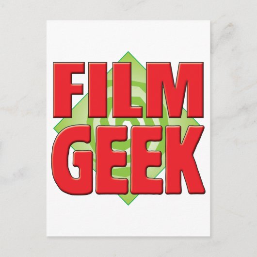 Film Geek v2 Postkarte (Vorderseite)