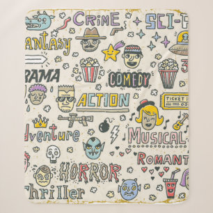 Film Genres. Fernsehshows, Serie Funny Doodle vint Sherpadecke