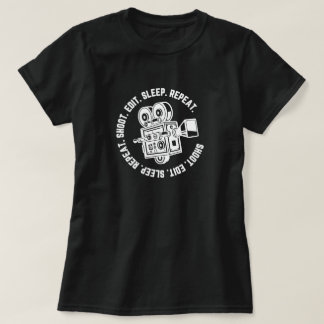 Film-Herstellungs-T - Shirt - Trieb redigieren