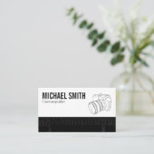 Film II und Kamerasymbol Visitenkarte (Stehend Vorderseite)