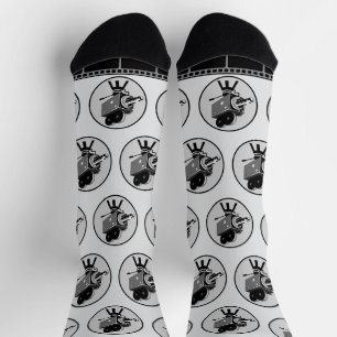 "FILM Kamera" Grafik Socken