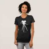 Film-Kamera-Silhouette-Shirt T-Shirt (Vorne ganz)