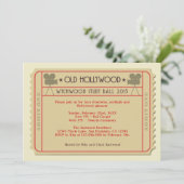 Film-Karten-Preis-Zeremonie-Party Einladung (Stehend Vorderseite)