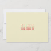 Film-Karten-Preis-Zeremonie-Party Einladung (Rückseite)