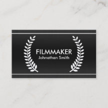 Film-Lorbeeren Edle Visitenkarten für Filmemacher