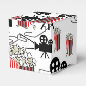 Film mit Popcorn Geschenkschachtel (Vorderseite)