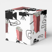 Film mit Popcorn Geschenkschachtel (Rückseite)