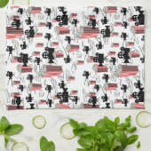 Film mit Popcorn Geschirrtuch (Gefaltet)