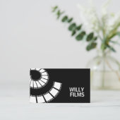 Film Movie Maker Regisseur Videographin Visitenkarte (Stehend Vorderseite)