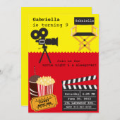 Film-Nachteinladung Einladung (Vorne/Hinten)