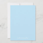 Film-Nachtgeburtstag Einladung (Rückseite)