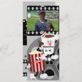 Film-Nachtgeburtstags-Einladung Einladung (Vorne/Hinten)