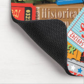 Film-Nachtkarte gemustertes Mousepad (Ecke)