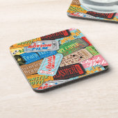 Film-Nachtkorken-Untersetzer Set/6 (Art B) Getränkeuntersetzer (Linke Seite)