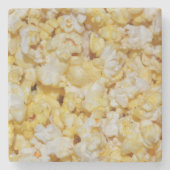 Film-Nachtpopcorn-Imbiss-Butterleckere Steinuntersetzer (Vorderseite)