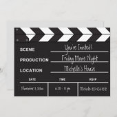 Film-Nachtschindel-Einladung Einladung (Vorne/Hinten)