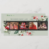 Film Negative Weihnachtsfotokarte (Vorne/Hinten)