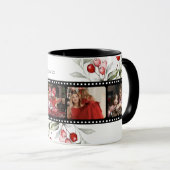 Film Negative Weihnachtsfotokarte Tasse (VorderseiteRechts)