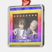 Film Negatives Foto mit benutzerdefiniertem Textja Ornament Aus Metall (Links)