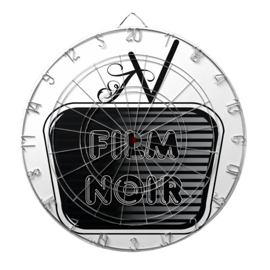 Film Noir Dartscheibe (vorne)