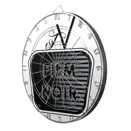 Film Noir Dartscheibe (Vorderseite rechts)