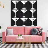 Film Noir Ein weiterer Martini Stretched Canvas Pr Leinwanddruck (Insitu (Wohnzimmer))