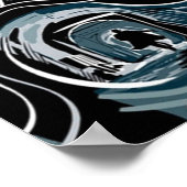 Film Noir Fatales und Rauchen Waffen Classic m Poster (Ecke)