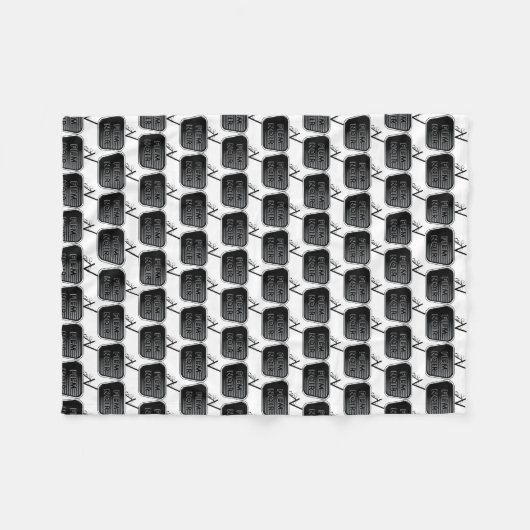 Film Noir Fleecedecke (Vorderseite (Horizontal))