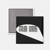 Film Noir ~ gefangen in der Suche Magnet (Vorderseite/Rückseite)