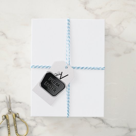 Film Noir Geschenkanhänger (Mit Garn)