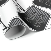 Film Noir Geschenkpapier (Rolleneckpunkt)