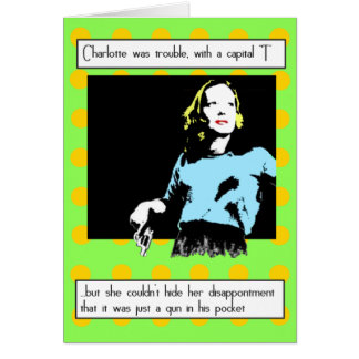 Film Noir: Mädchen mit Gewehr (Pop-Kunst)