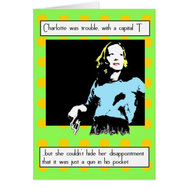 Film Noir: Mädchen mit Gewehr (Pop-Kunst) (Vorne)