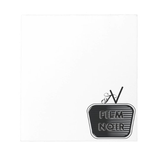 Film Noir Notizblock (Vorderseite)