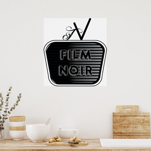 Film Noir Poster (Küche)