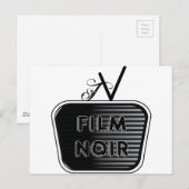 Film Noir Postkarte (Vorne/Hinten)