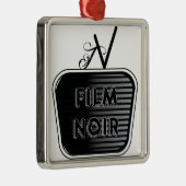 Film Noir Silbernes Ornament (Rechts)