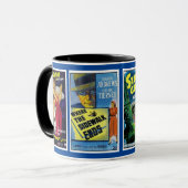 Film Noir Vintag Movie Poster Tasse (Vorderseite Links)