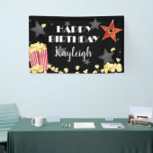 Film-Popcorn-Fahne Banner (Messeveranstaltung)
