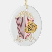 Film-Popcorn Keramik Ornament (Rechts)